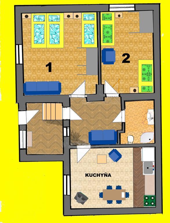 Apartmán u Benkov Lúčky Pokoj fotografie